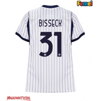 Inter Milan Yann Bisseck #31 Tricou Fotbal Replică 2026-27 Femei Deplasare
